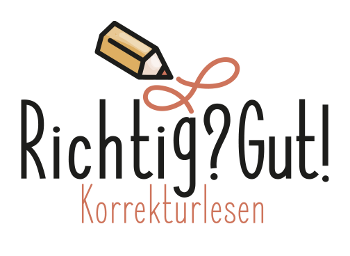 Logo - Richtig?Gut! Korrekturlesen - Martina Wagner